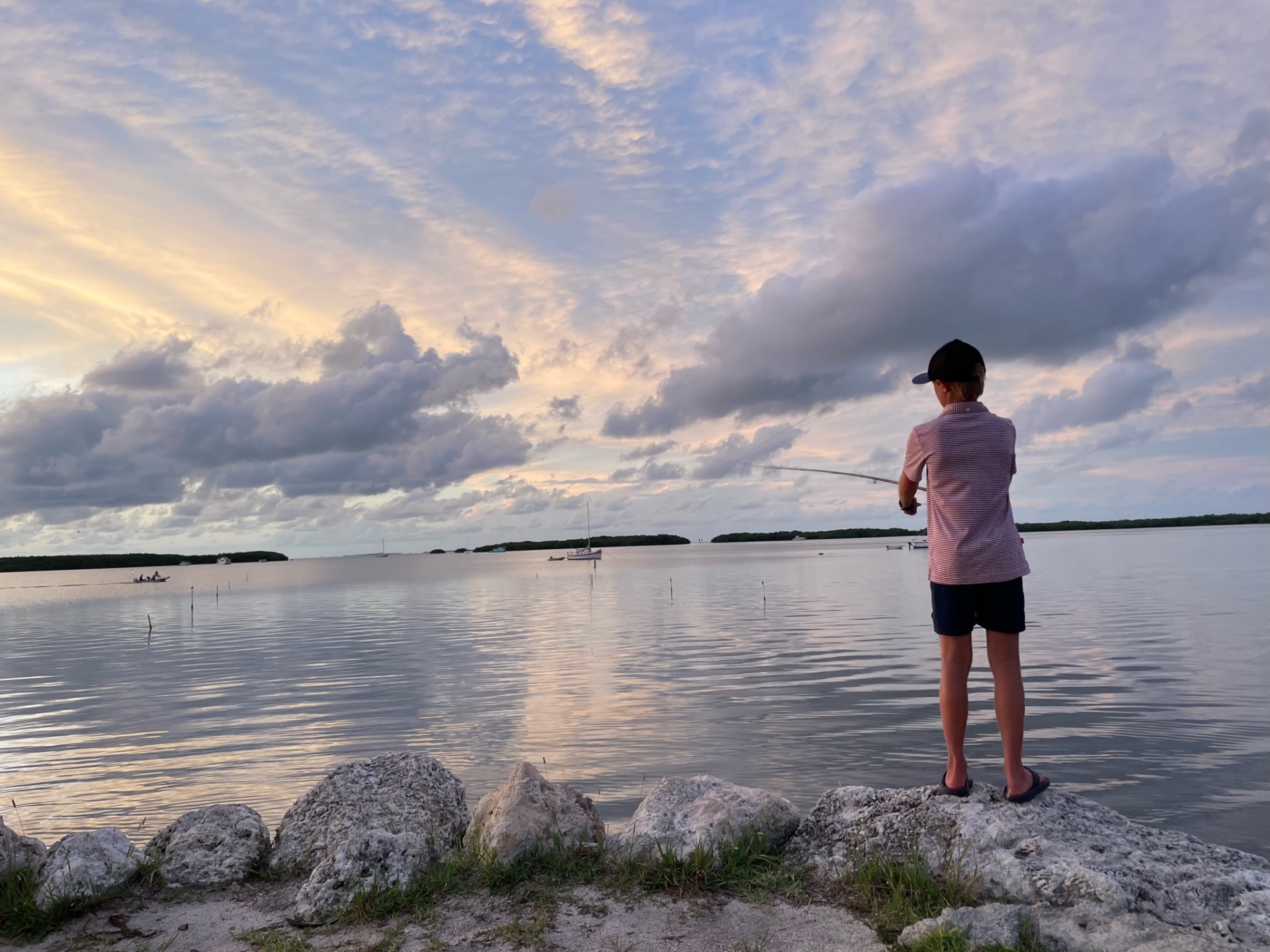 Fishing the Keys at sunset
